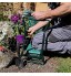 Funhobby Italia Srl Flur Tabouret pliable pour jardin avec sac porte-outils 60 x 28 x 49 cm
