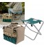HAOX Ensemble d'outils de Jardin Chaises de Camping Pliables Chaises d'extérieur Chaise de Tabouret de Jardin avec Sac de Jardinier Sièges de Jardinage Robustes de Genou de Jardin