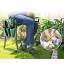 YZJL Tabourets Tabourets Chaise à Genoux de Jardin Polyvalente Siège Pliable Portable Banc de Jardinage 2 en 1 avec Pochettes à Outils