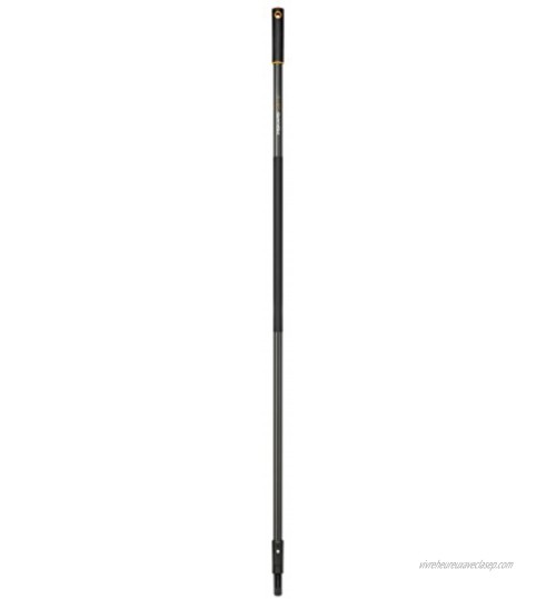 Fiskars Manche Long pour Têtes d'outils QuikFit Longueur : 156 cm Aluminium Noir Orange QuikFit 1000661