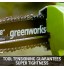 Greenworks Elagueuse sur perche à batterie G40PS20K2 Li-Ion 40V 20cm longueur de sabre 8 m s vitesse de chaîne barre télescopique en aluminium 3 pièces avec batterie et chargeur