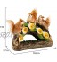 Fournitures de jardinage ornements de résine de jardin simulation de résine d'écureuil artisanat décoratif de jardinage animal