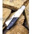 Leopard Greffoir 3649 Couteau à élaguer classique avec manche en os de bœuf Blanc 10 cm