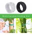 MCTY Serre-câbles multifonctionnels en PVC 6 styles de jardinage Revêtement en plastique