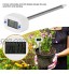 01 Testeur de Sol Compteur d'eau pour Plantes à écran LCD pour la température et l'humidité du Sol pour Le Jardin pour l'entretien des Plantes