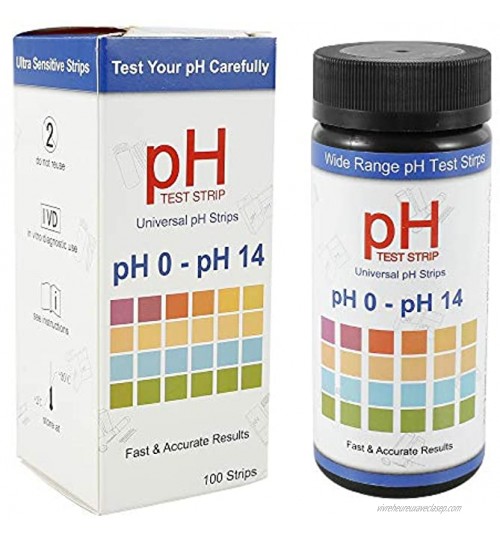 ATopoler 100Pcs pH Testeur de Sol pH Bandelettes de Test pour Analyse de Sols 0-14 pH Soil Tester Papier de Test pour Jardin Ferme Fleurs Plantes Pelouse