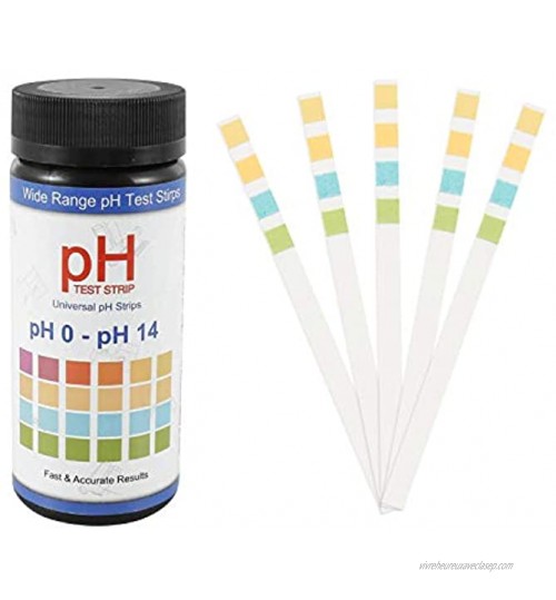 ATUIO Bandes de Test de pH du Sol [100 Bandes] Bandelettes de Plantes de pH Bandes de Sol 0-14 pH pour Plantes Bandelettes de Test de pH du Sol pour [Ferme Entretien des Pelouses Jardin]