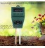 Capteur de lumière du soleil d'humidité PH testeur de pH 3 en 1 testeur de lumière d'humidité du sol capteur de lumière du soleil pour fleur de plante de jardin