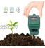Eamplest 3pcs Testeur de sol 3 en 1 Mètre d'humidité Lumière et Testeur de pH Acidité Soil Tester Kit pour Pelouse Jardin Plante Fleurs Herbe Jardin Ferme