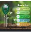 Orlegol Soil Tester Kit 2 en 1 testeur de Sol Mètre d'humidité Testeur de pH Acidité pour Fleurs Herbe Plante Jardin Ferme pelouse Pas Besoin de Batterie