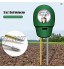 Soil Tester 3 en 1 testeur de Sol Mètre d'humidité La fertilité et Testeur de pH Acidité pour Fleurs Herbe Plante Jardin Ferme pelouse Pas Besoin de Batterie