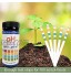 Testeur de Sol,Soil Test Kit,pH Soil Test Kit,Kit de Tests pH pour Analyse des Sols 0-14 pour des Fleurs Une Pelouse des Plantes des Légumes100 Bandes
