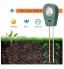Testeur d'humidité 3 en 1 pour sol Testeur de pH Testeur de sol Capteur d'humidité du sol Pour fleurs de jardin Couleur : vert
