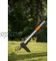 Fiskars Désherbeur télescopique Longueur: 1-1,19 m Manche en acier inoxydable Poignée en plastique Noir Orange SmartFit 1020125