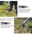 Winslow&Ross Extracteur de mauvaises herbes avec pédale à 4 griffes et pieds en acier inoxydable désherbant télescopique pour jardin et pelouse 100 cm