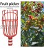 harupink Cueille Fruits métallique avec Griffe Outil de cueillette de Fruits métal Outils de Jardinage pour récolte de Pommes Agrumes Poires Pêches