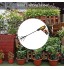 Tarière spirale Drill Outils Foret Auger de jardin jardinage Literie Plantation Trou Digger Outils de remplacement Outils de jardin par YESYI SHMGO Color : 4CMX45CM