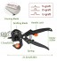 Locisne Garden Grafting Pruning Pruner Shears Ciseaux Cutting Tool Kit w Replaceable Blades Tapes Rubber Bands Clé Tournevis Accessoires Jardinage Set for Plant Fruit Tree