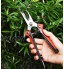 Sécateur Ciseaux de Jardinage Lame tranchante en Acier Inoxydable Rouge Noir Cisailles pour jardiniers Sécateurs Kit 2pcs