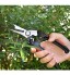 Sécateur Ciseaux de Jardinage Lame tranchante en Acier Inoxydable Rouge Noir Cisailles pour jardiniers Sécateurs Kit 2pcs