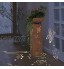 Hoberg Jardinière LED Conception de Fleurs en 3D en Optique Rouille | Jardinière Amovible Ø 34cm Adaptée à l'intérieur et à l'extérieur | avec Eclairage minuterie 6h sans Fil | [19 x 19 x 72 cm]