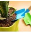 YeahiBaby Petite Pelle Jardinage pour Enfants Truelle à Main pour Pot De Fleurs Plantes de Jardin 3 Pièces Vert Bleu et Rose