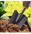 Gmasuber Lot de 4 pelles râteaux et outils de jardinage épais et durables