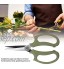 HERCHR Cisailles multifonctionnelles Ciseaux de Coupe de Fleurs cisailles de Jardin pour Outils de JardinageVert