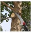 HYLDM Ensemble de scie à Poteau télescopique avec Lame de Coupe Extension de Branche d'arbre coupée Outils de Jardin scies à Poteau à Main avec Tubes Conception de poulie Rouge-5,4