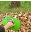 Grandes pelles à feuilles de jardin et de cour Râteau à main râteau en plastique pour les feuilles usage multiple pour les feuilles les déchets de pelouse et la collecte des déchets1paire