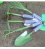Mini râteau à main pour bordure de pelouse 9 racines Poignée ergonomique Outil de jardinage professionnel