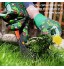 Râteau de jardin 40,6 cm 9 racines en acier outil de jardinage professionnel avec poignée ergonomique confortable antidérapante recueille les feuilles pour plantes pelouses cours noir