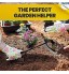 Binette creuse pour jardinage désherbeur manuel de jardin binette creuse entièrement en acier trempé désherbeur outil de jardinage 1 pièce