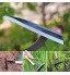 Huakaimaoyi Binette de jardin triangulaire multifonction tête en acier manche en bois pelle à mauvaises herbes outil de jardinage portable pour creuser le désherbage et plantation