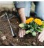 iSinofc Binette creuse entièrement en acier trempé à la main Binette creuse pour la maison le jardin la ferme pour la transplantation l'entretien du jardin