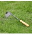 Mini binette portable en acier pour ameublir le sol avec poignée en bois Outil de jardinage pour jardinage désherbage creusette