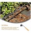 Mini binette portable en acier pour ameublir le sol avec poignée en bois Outil de jardinage pour jardinage désherbage creusage