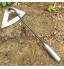 TIANTIAN Binette de jardin en acier trempé creux râteau à main pour désherber planter légumes outils de ferme outils de jardinage pour désherber ameublir la plantation