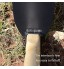 unknows Binette de jardin 35 cm indispensable outil de désherbage à double tête portable avec poignée en bois