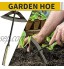 Ybdbzg Binette creuse à main en acier inoxydable trempé outil de jardin léger râteau de désherbage extracteur de pelle outil de jardinage durable pour desserrer la plantation de ferme