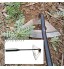 ZIFON Binette de jardinage en acier trempé creux pour ameublir le sol portable Râteau de désherbage pour plantation de légumes Outil agricole Accessoires de désherbage