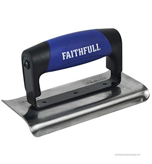 Faithfull Tools PTEDG6SS Truelle à bordure en acier inoxydable