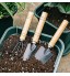 IYSHOUGONG Lot de 3 mini outils de jardinage à main résistants à la rouille