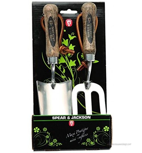 Spear & Jackson 50604 Set de 2 mini outils à fleurs inox