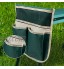 HJLINA Pochette à genouillère Portable pour Fauteuil à genouillère Outils de Jardinage Multi-Pochettes Pochette de Stockage Kit d'outil Portable Color : Green
