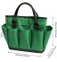 Sac à outils de jardin sac de rangement portable avec 8 poches porte-outils sac fourre-tout sac de rangement robuste pour plantes d'intérieur et d'extérieur