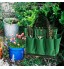 Sac à outils de jardin sac de rangement portable avec 8 poches porte-outils sac fourre-tout sac de rangement robuste pour plantes d'intérieur et d'extérieur