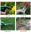 Decdeal Ensemble D'outils de Jardin 10 Pièces Outils de Jardinage Robustes avec Poignée Antidérapante Le kit de Gadget de Jardin en Métal