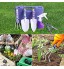 E-Bestar Ensemble D'outils de Jardin 6 Pièces Ensemble de Travail de Jardinage à Poignée Ergonomique avec Imprimé Floral Violet kit D'outils de Plantation de Jardinage