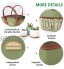 G GOOD GAIN Kit de jardinage pour plantes grasses avec sac de rangement mini outils de jardinage à main 14 pièces pour bonsaï pot de fleurs miniatures entretien de plantation